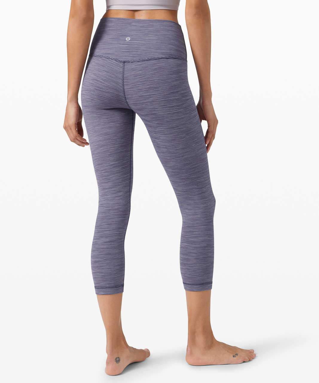 Lululemon Align Crop *21" - Wee Are From Space Greyvy Persian Violet