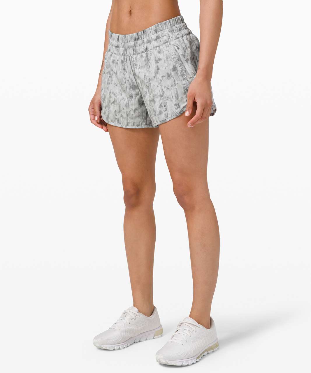 Lululemon Tracker Short V *4" - City Breeze Alpine White Multi