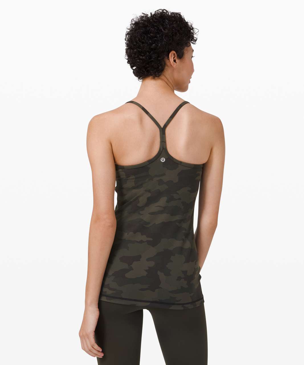 Lululemon Power Y Tank *Everlux - Heritage 365 Camo Dark Olive Multi