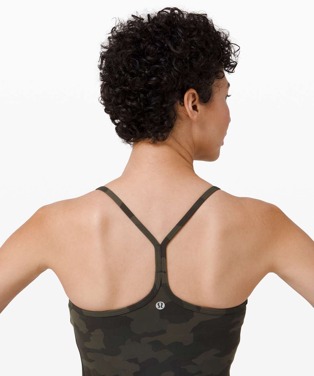 Lululemon Power Y Tank *Everlux - Heritage 365 Camo Dark Olive Multi