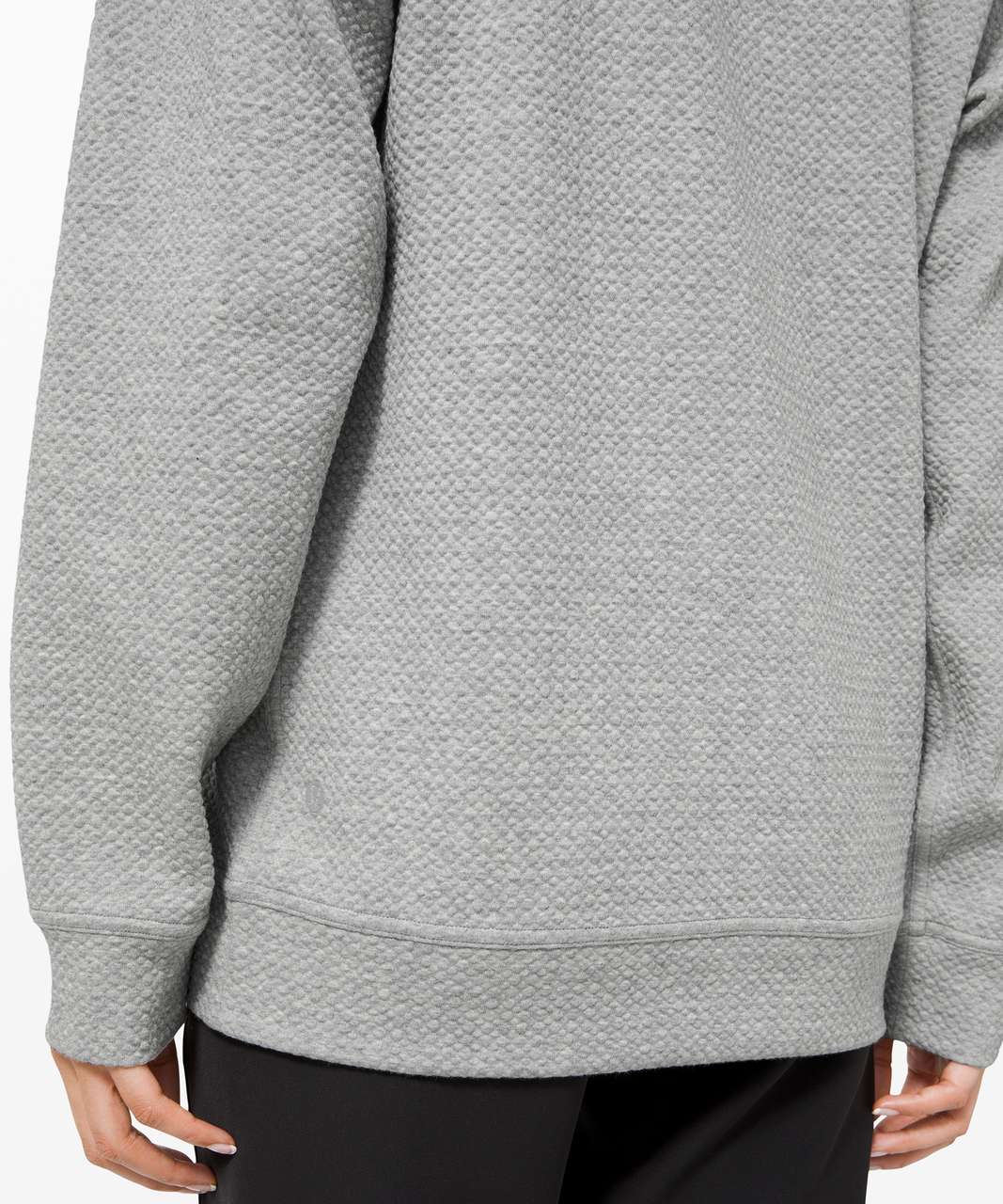 Lululemon All Yours Crew *Bubble Dot - Heathered Core Light Grey / White