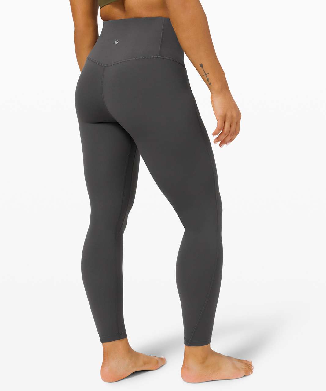 Lululemon Seamless Mesh High-Rise Training Tight 25 - Graphite Grey - lulu  fanatics