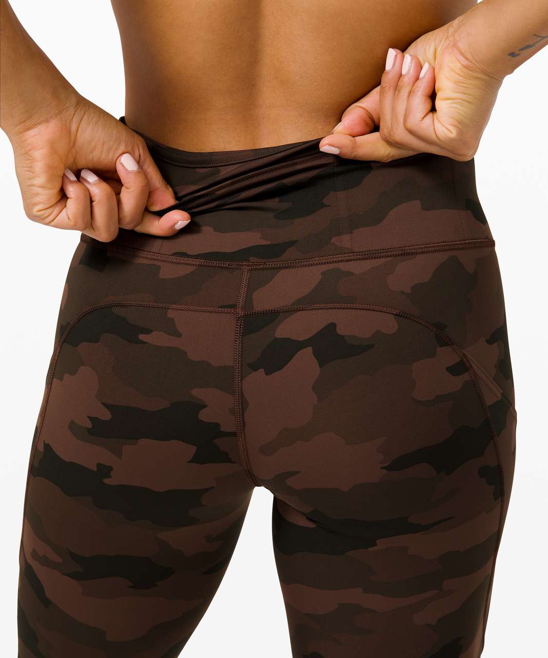 Lululemon Align Crop 23 - Heritage 365 Camo Brown Earth Multi - lulu  fanatics