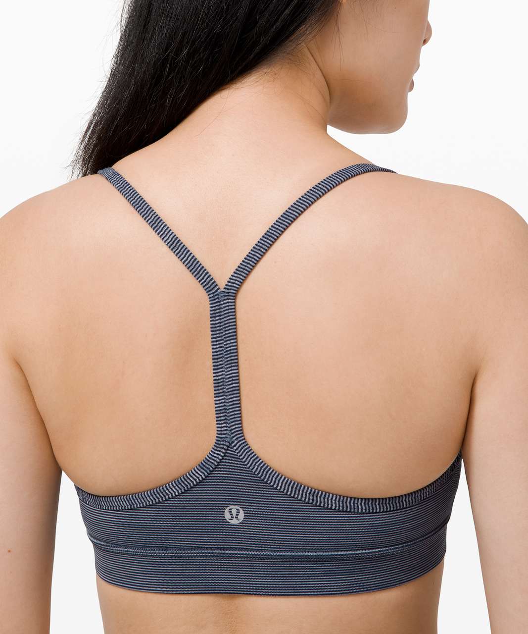 Lululemon Flow Y Bra Nulu *Light Support, B/C Cup - Wee Are From Space Iron Blue True Navy