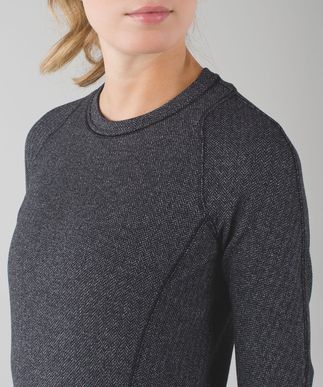 Lululemon Runderful Long Sleeve - Heathered Herringbone Heathered