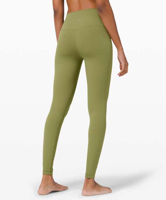 Lululemon Size 10 Align HR Pant 25” Electric Lemon ELLE Nulu Tight Soft Run  Yoga 