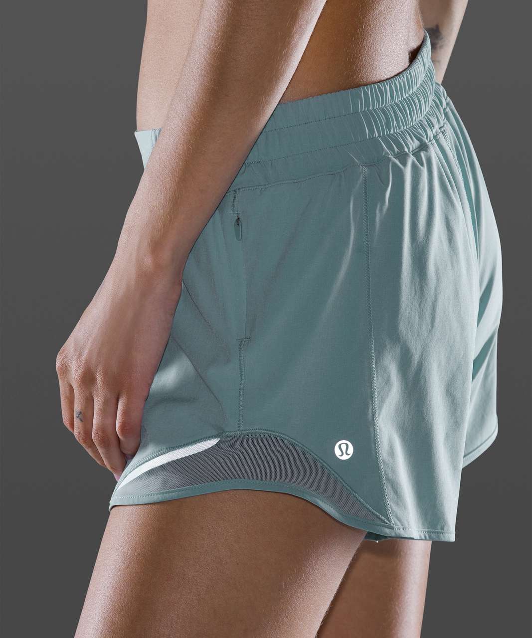 Lululemon Hotty Hot Short II *Long 4" - Hazy Jade (First Release)