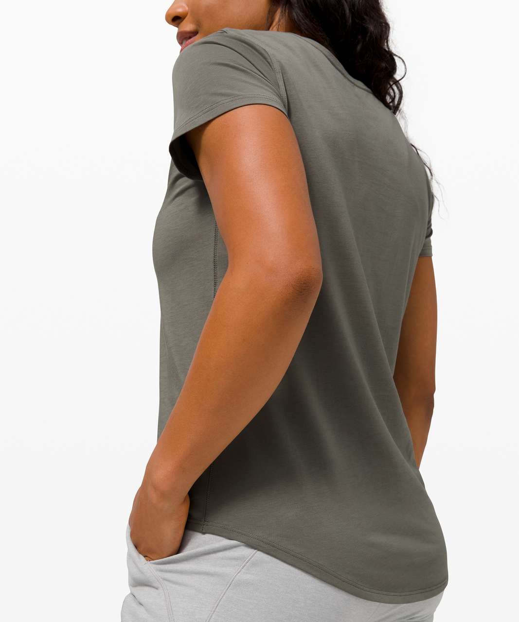 Lululemon Love Tee V - Grey Sage