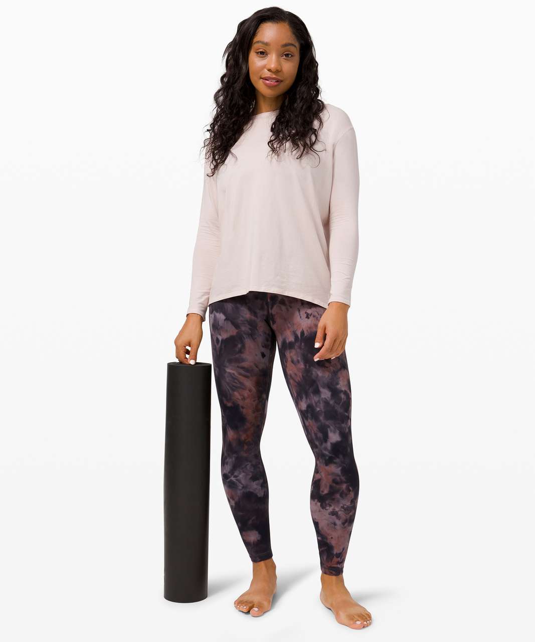 Lululemon Back In Action Long Sleeve - Feather Pink