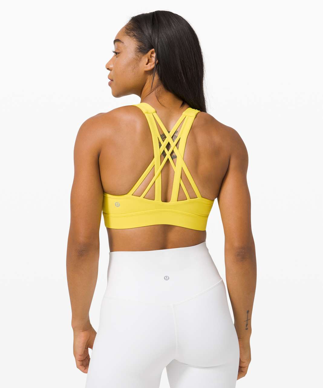 Lululemon Free To Be Elevated Bra *Light Support, DD/E Cup - Yellow  Serpentine - lulu fanatics