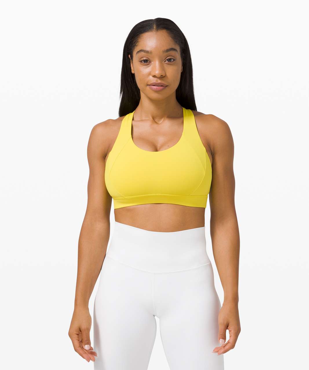 Lululemon Free To Be Elevated Bra *Light Support, DD/E Cup - Yellow Serpentine