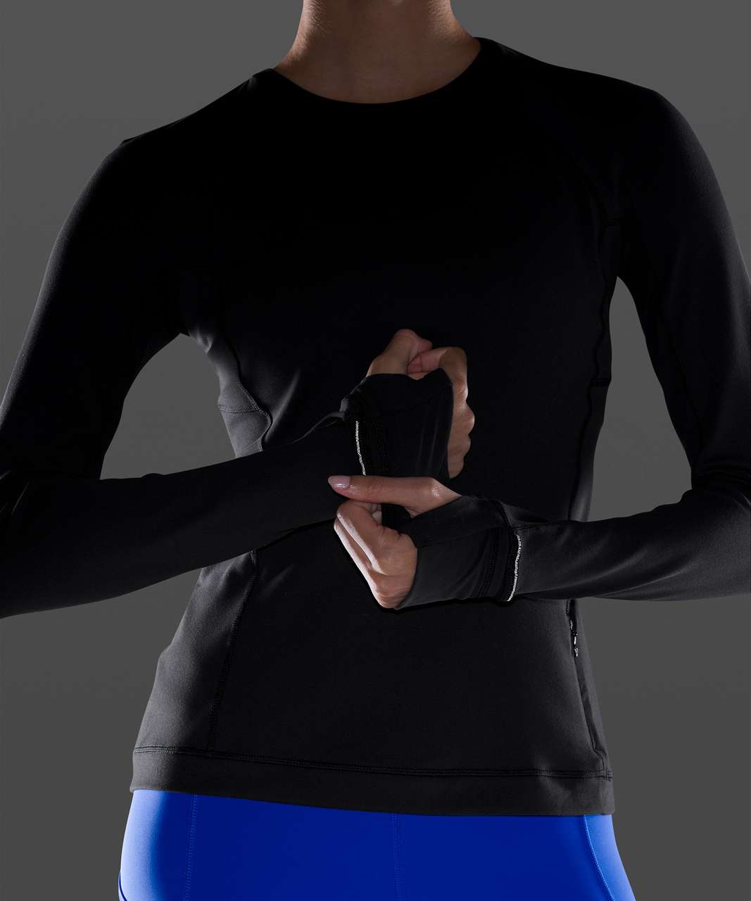  Lululemon Runderful Long Sleeve - Black (Second Release)