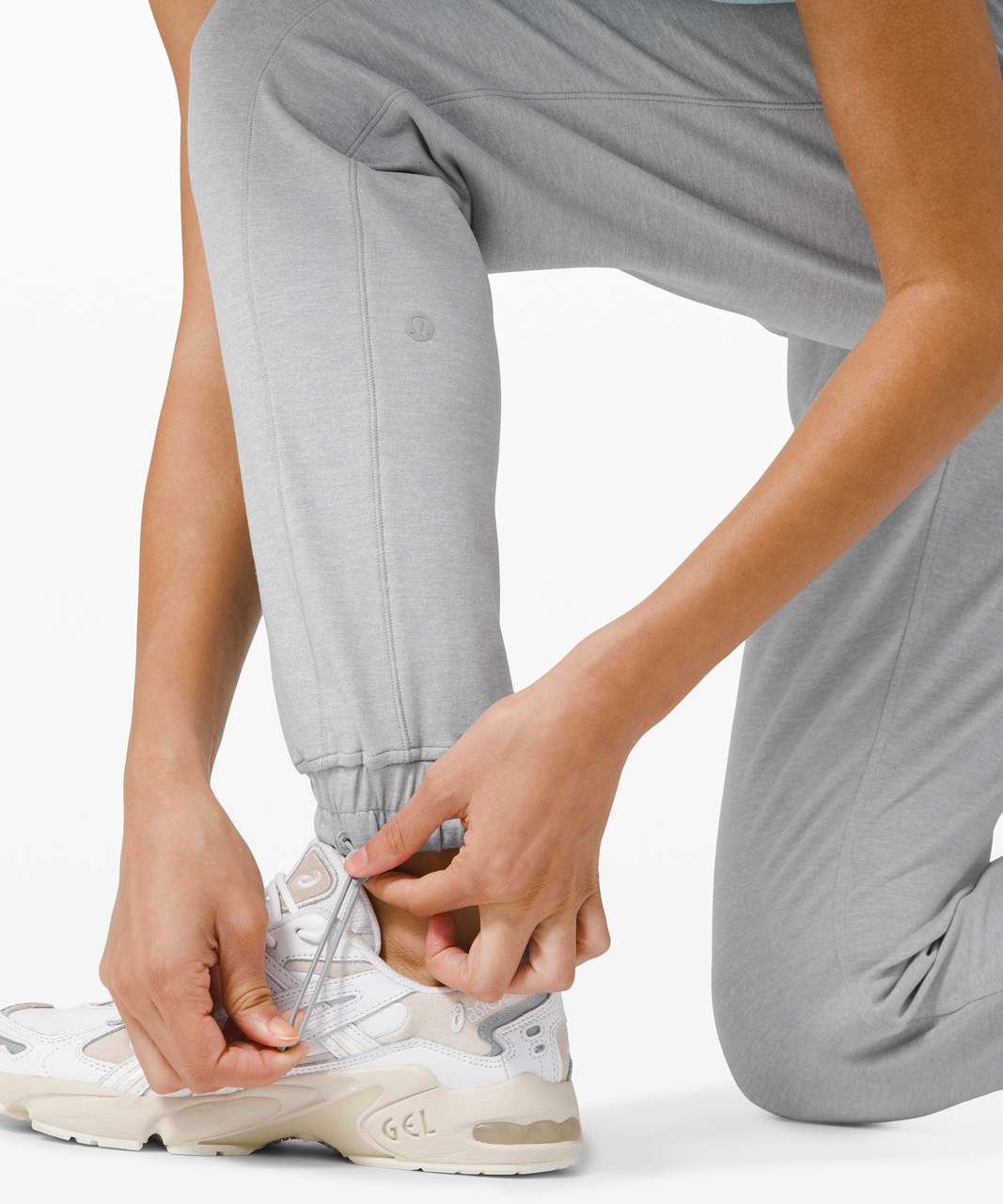 Lululemon Ready to Rulu Jogger *Cinch - Heathered Silver Drop - lulu  fanatics