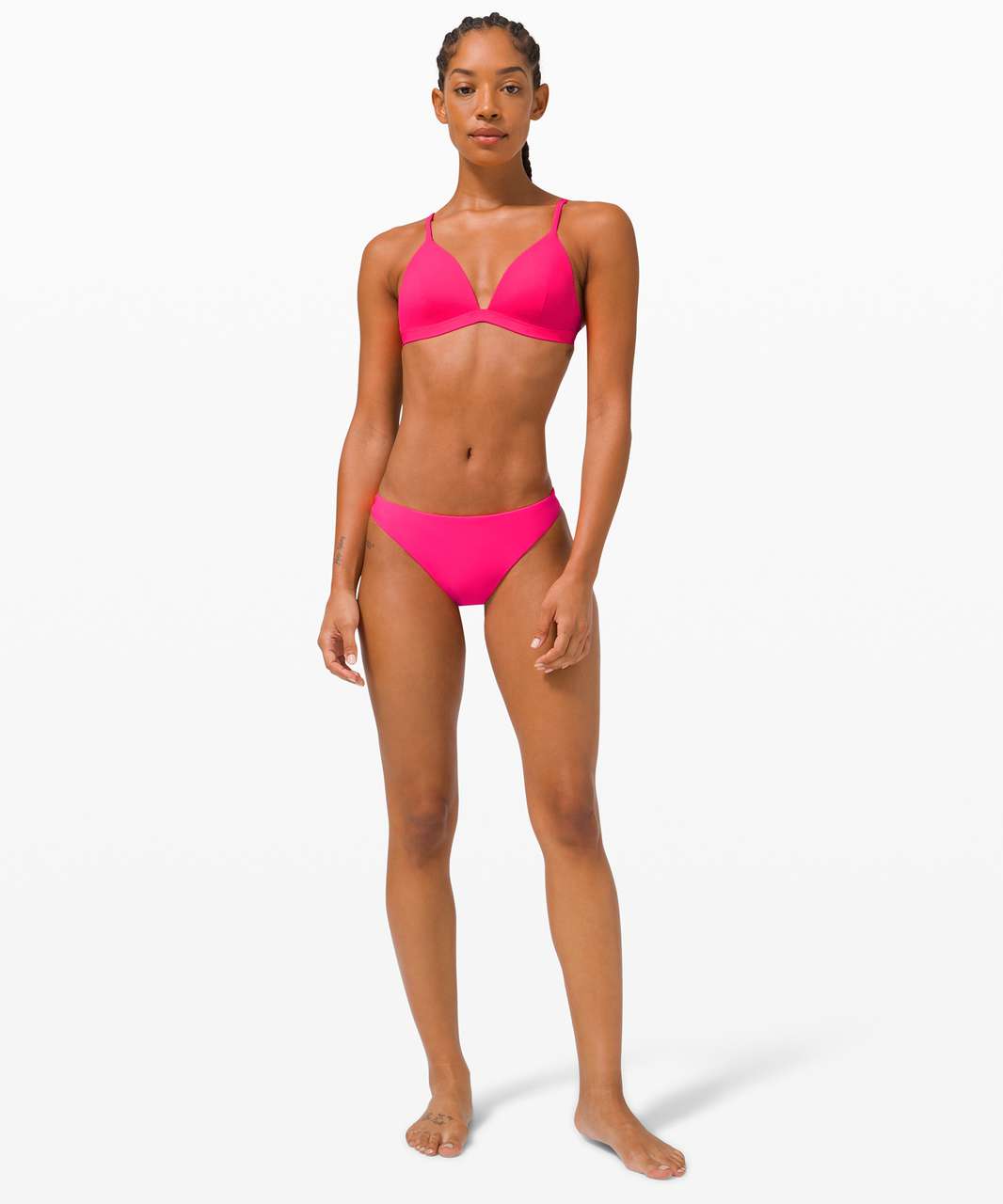 Lululemon Deep Sea Swim Top A/B Cup - Pink Highlight