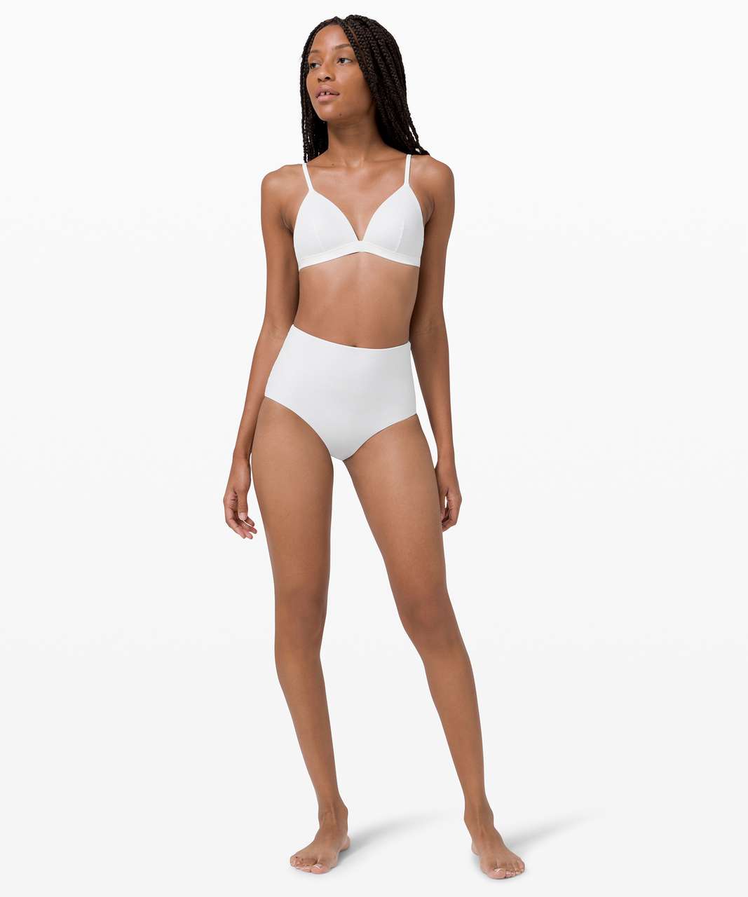 Lululemon Deep Sea Swim Top A/B Cup - White