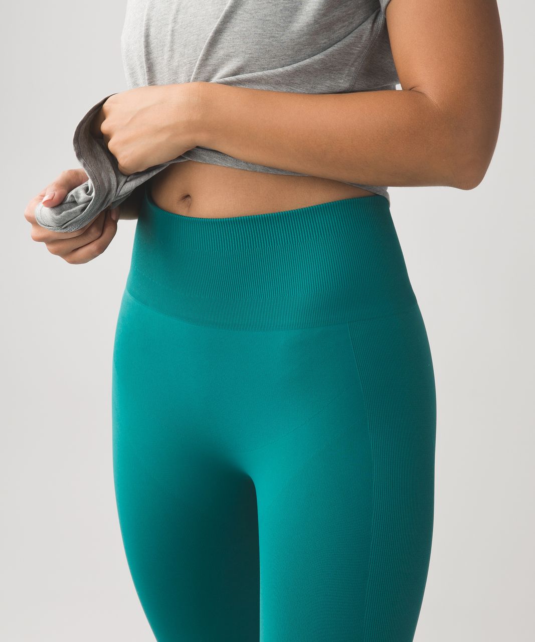 Lululemon Zone In Crop - Forage Teal