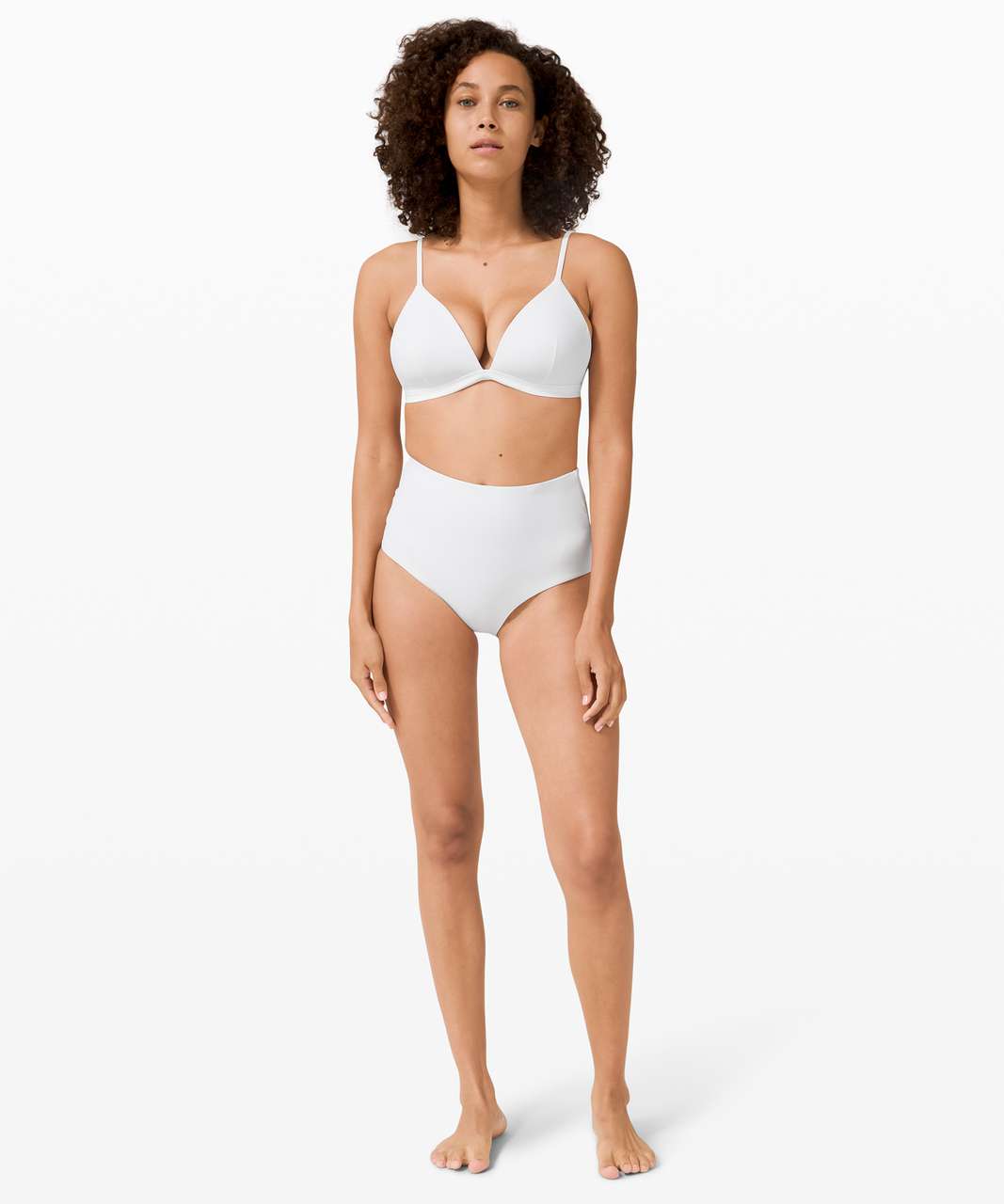 Lululemon Deep Sea Swim Top D Cup - White