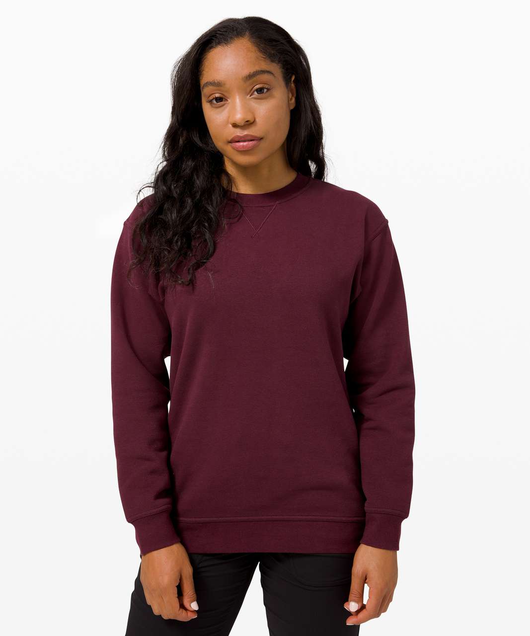 Lululemon All Yours Crew *Fleece - Cassis