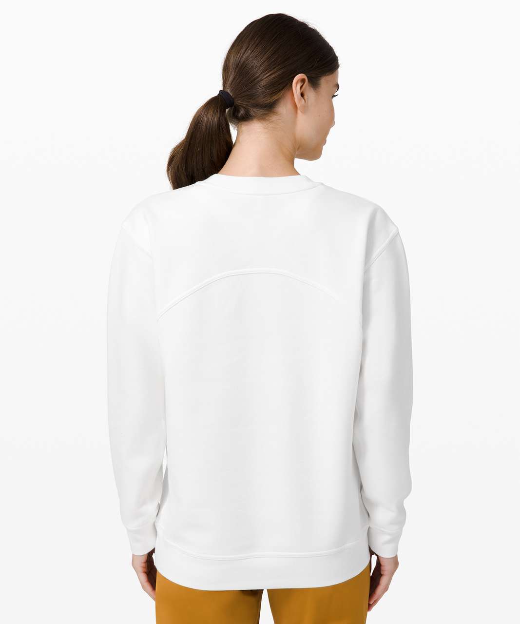 Lululemon All Yours Crew *Fleece - White