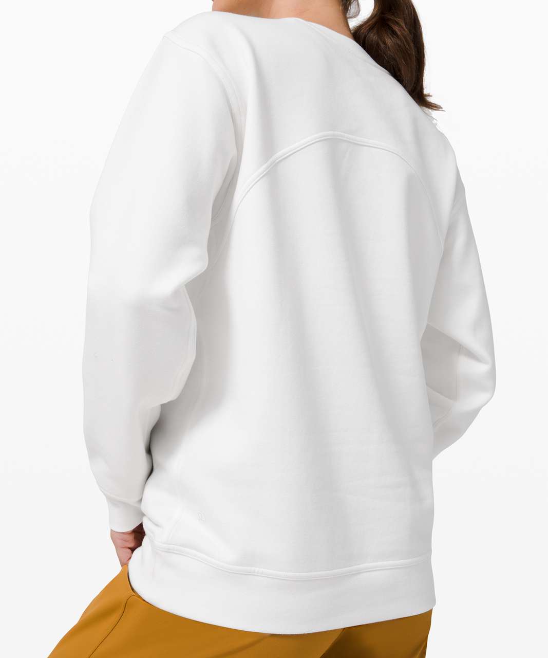 Lululemon All Yours Crew *Fleece - White