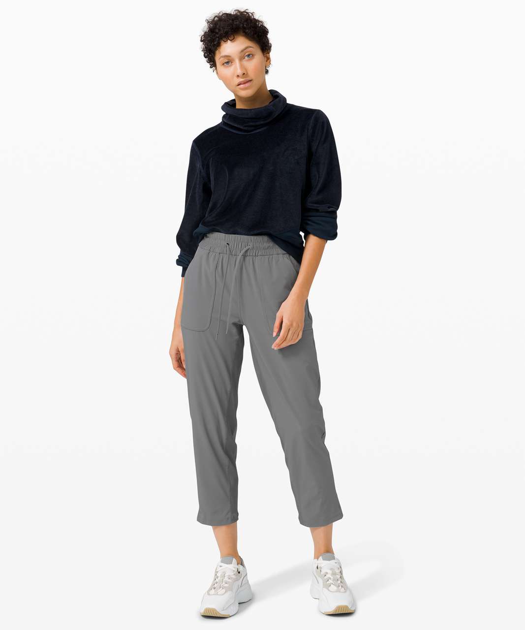 Lululemon Beyond the Studio Crop - Asphalt Grey