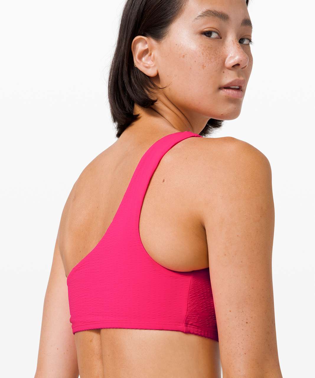 Lululemon Drifting Tides Top *Seersucker - Highlight Pink