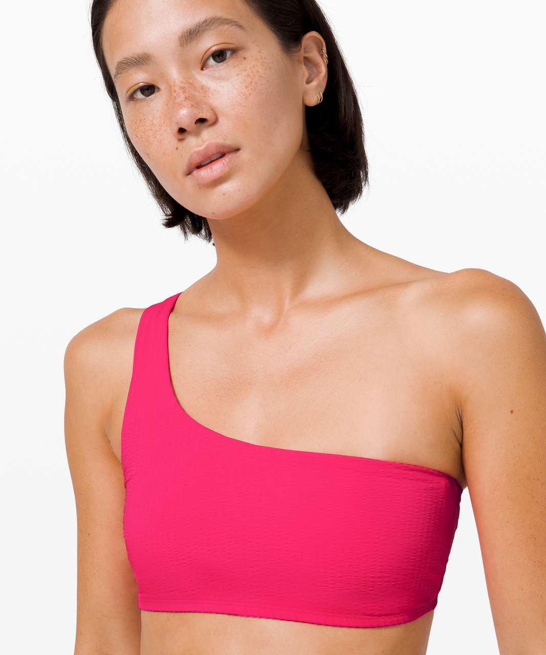 Lululemon Drifting Tides Top *Seersucker - Highlight Pink