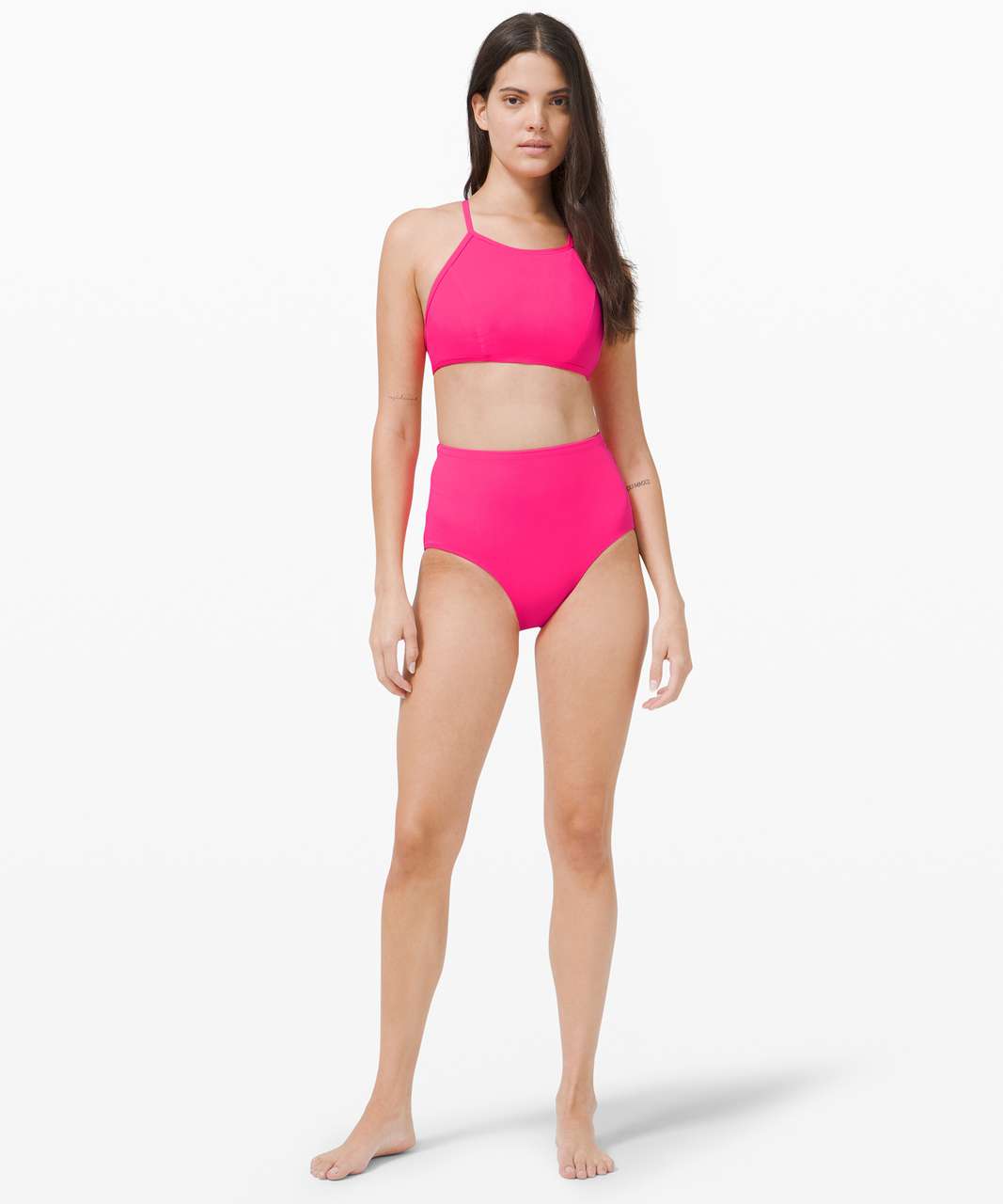 Lululemon See The Sea Swim Top *C/D Cup - Pink Highlight - lulu fanatics