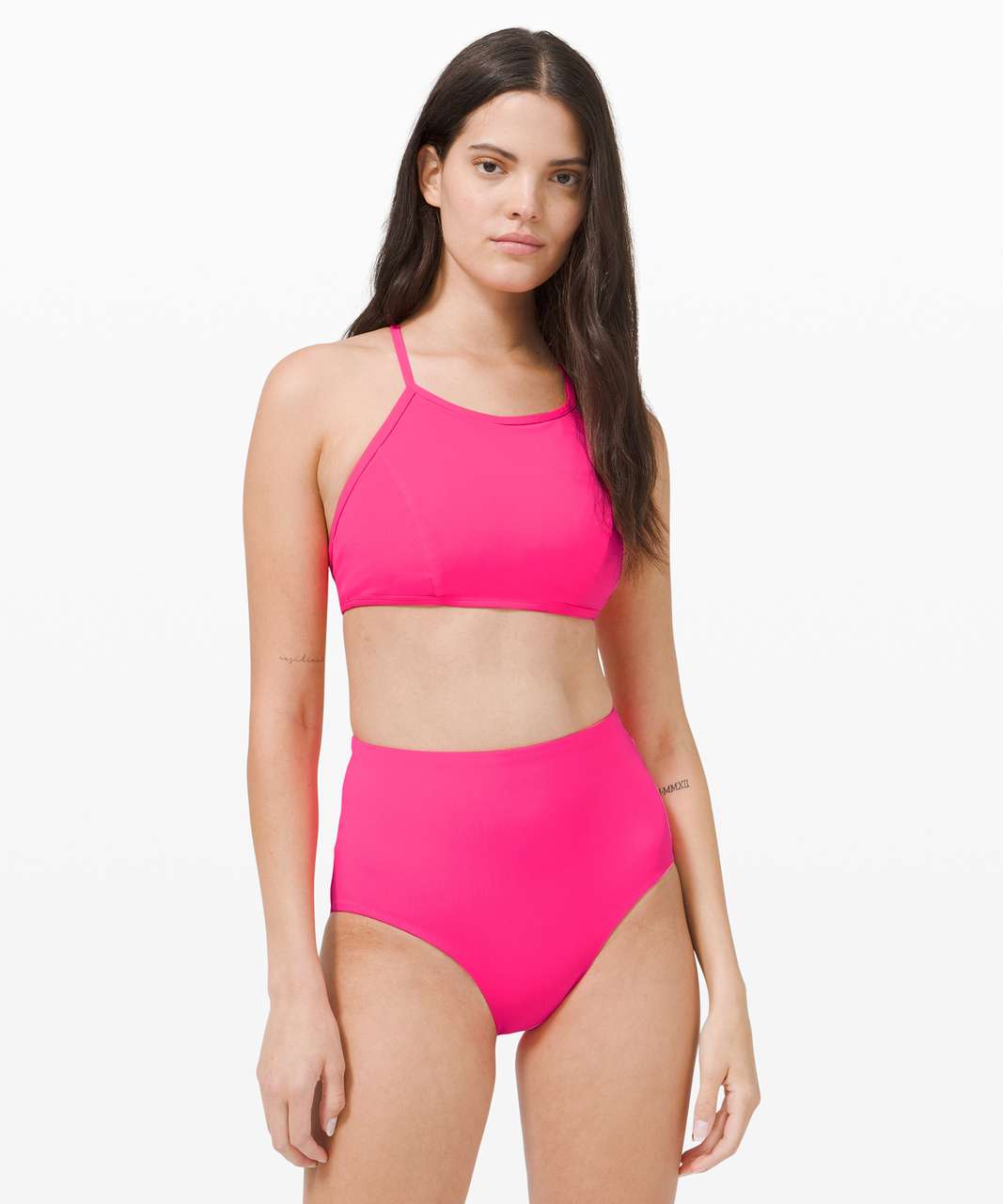 Lululemon See The Sea Swim Top *C/D Cup - Pink Highlight - lulu fanatics