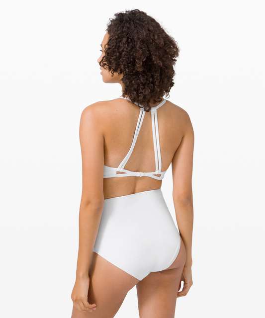 Lululemon See The Sea Swim Top - LuluLemons White Multi - lulu