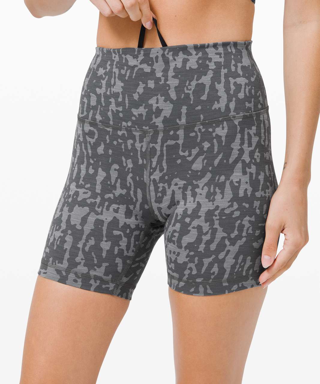 Lululemon Wunder Train High Rise Short 6” NWT 4 6 Heathered