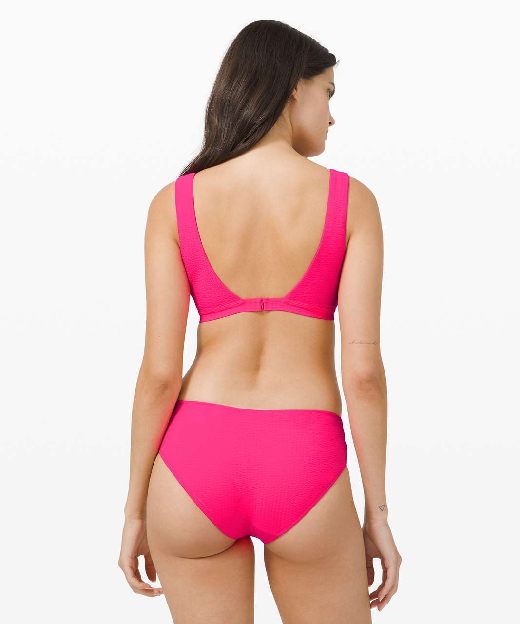 Lululemon Calm Tides Top *Seersucker - Highlight Pink