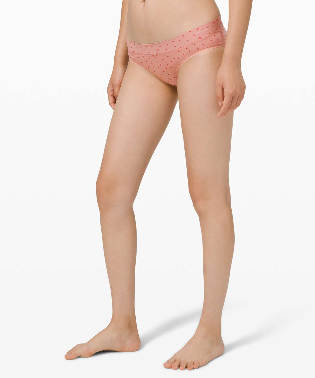 Lululemon Soft Breathable Bikini - Inspirit Polka Pink Pastel Brier Rose