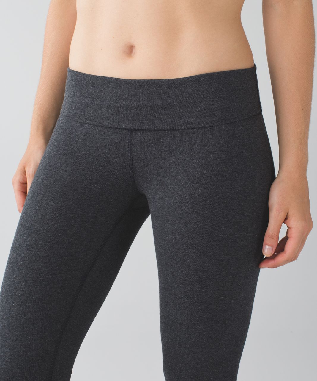 Lululemon Leggings Wunder Under Crop Low Rise Capri Stretch Black 6  Preowned 