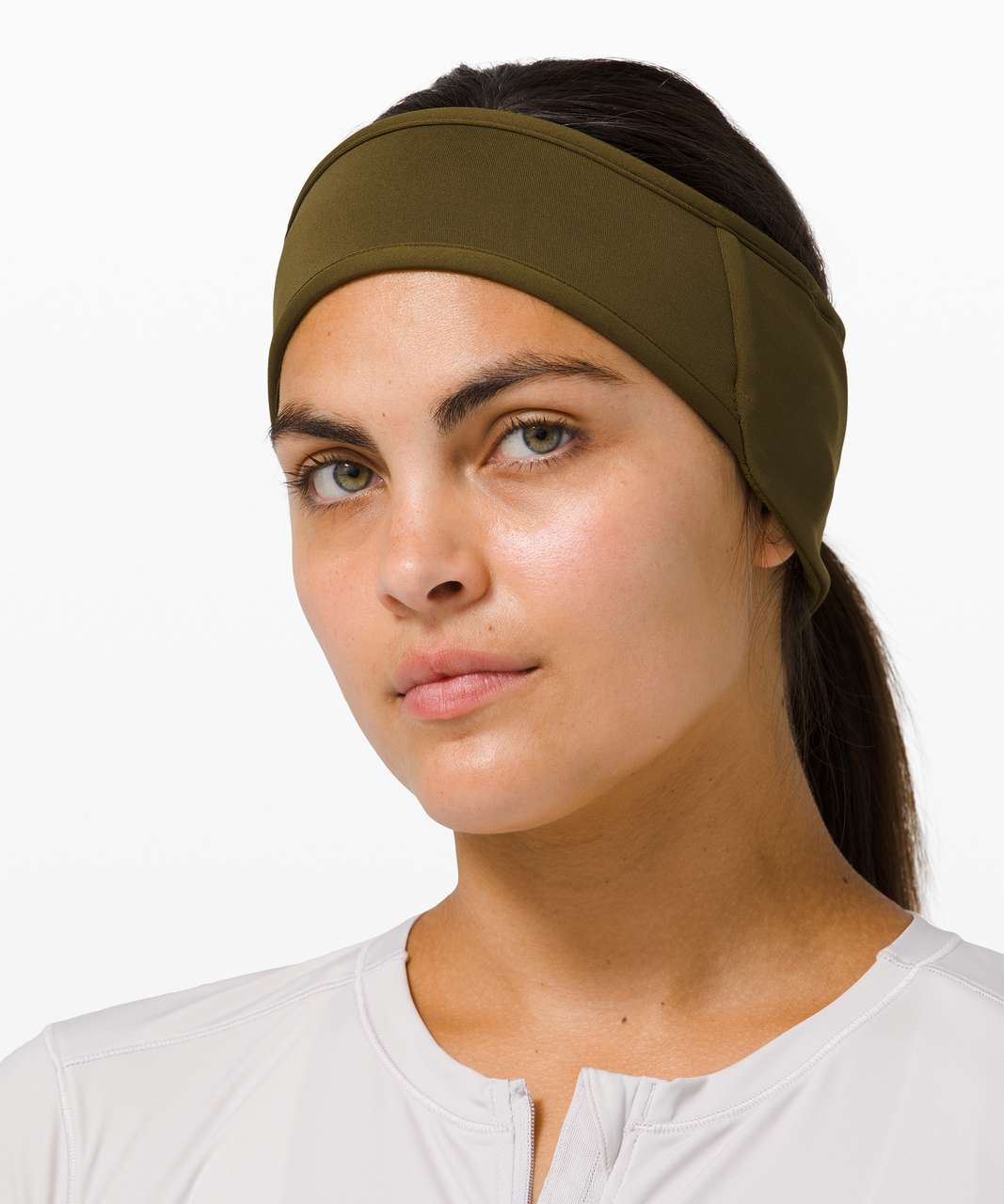 Lululemon Run for It All Earwarmer - Moss Green