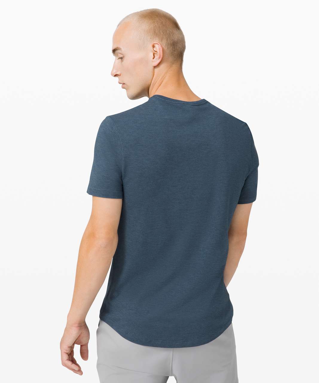 Lululemon 5 Year Basic V - Heathered Iron Blue