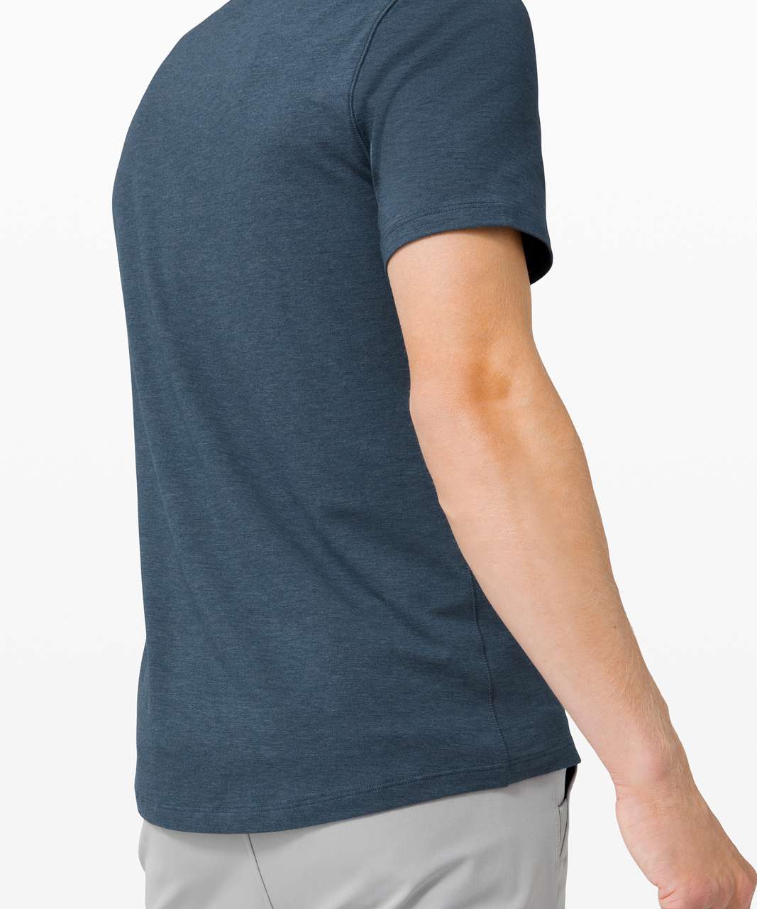 Lululemon 5 Year Basic V - Heathered Iron Blue