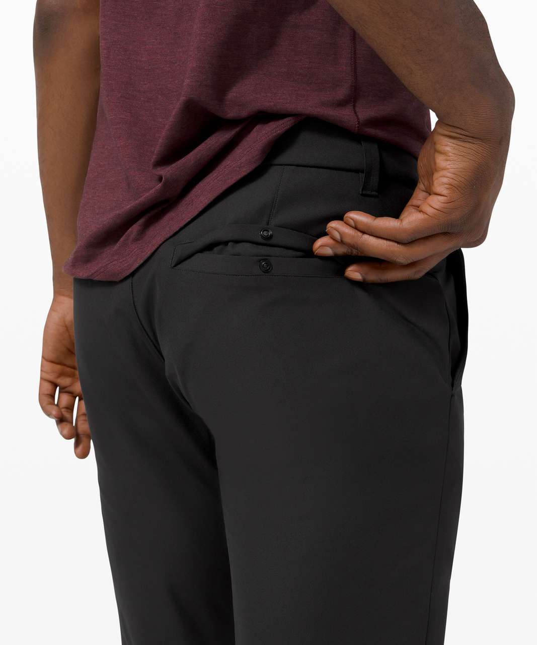 Lululemon Commission Pant Slim *Warpstreme 32" - Black