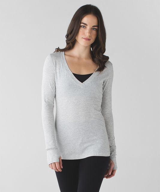 Lululemon Let Be Long Sleeve Tee - Wee Stripe Lullaby Cool Breeze ...