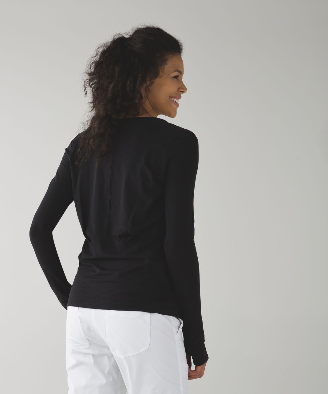 Lululemon Let Be Long Sleeve Tee - Black