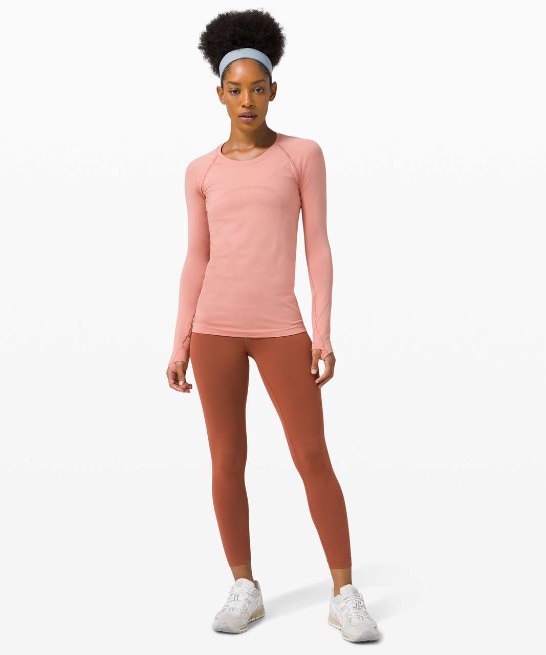 Lululemon Its Rulu Run Long Sleeve Shirt - Pink Taupe - lulu fanatics