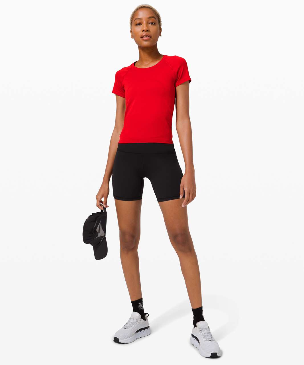 Lululemon Swiftly Tech Short Sleeve 2.0 *Race - Dark Red / Dark Red