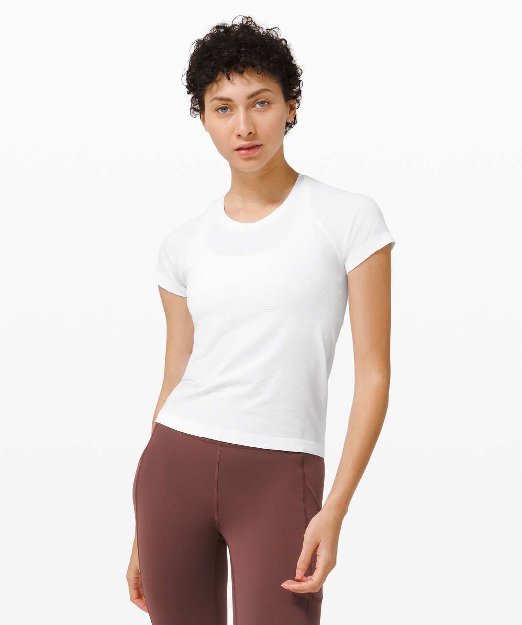 lululemon athletica Swiftly Tech Short-sleeve Shirt 2.0 Race Length in  White