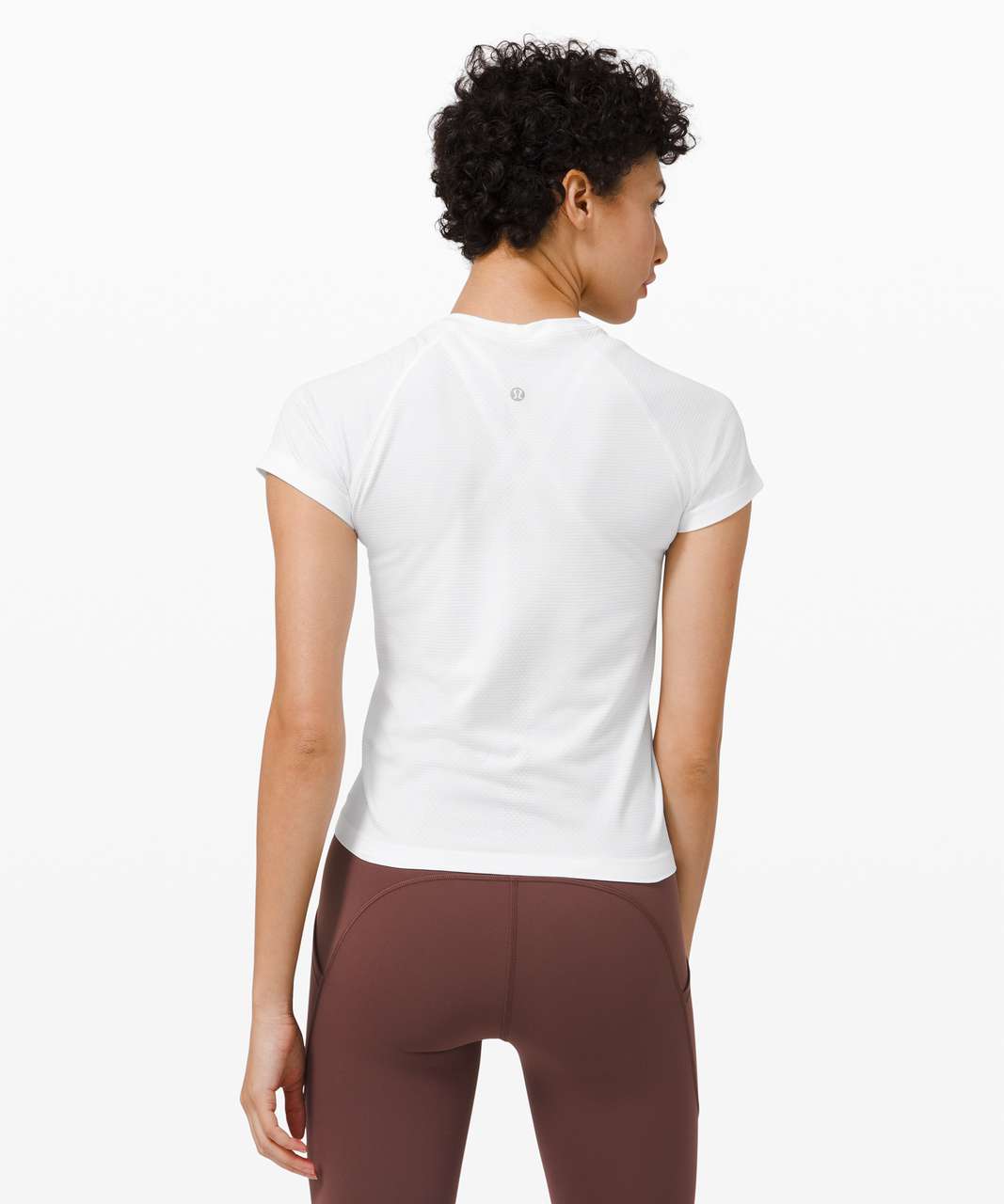 Lululemon Swiftly Tech Short Sleeve 2.0 - White / White / Black