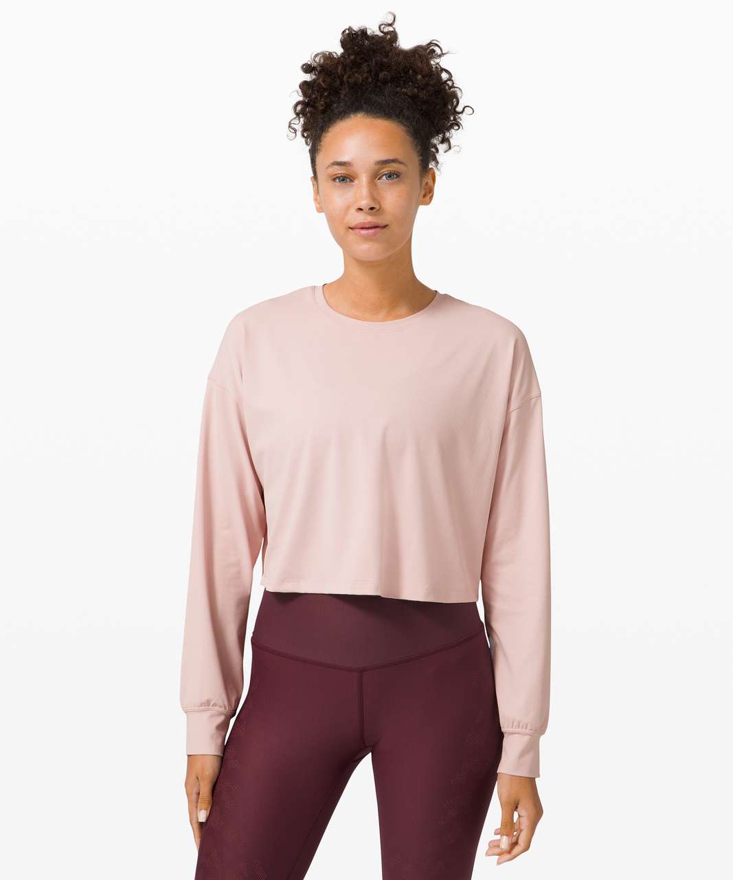 Lululemon Muscle Love Long Sleeve - Misty Pink