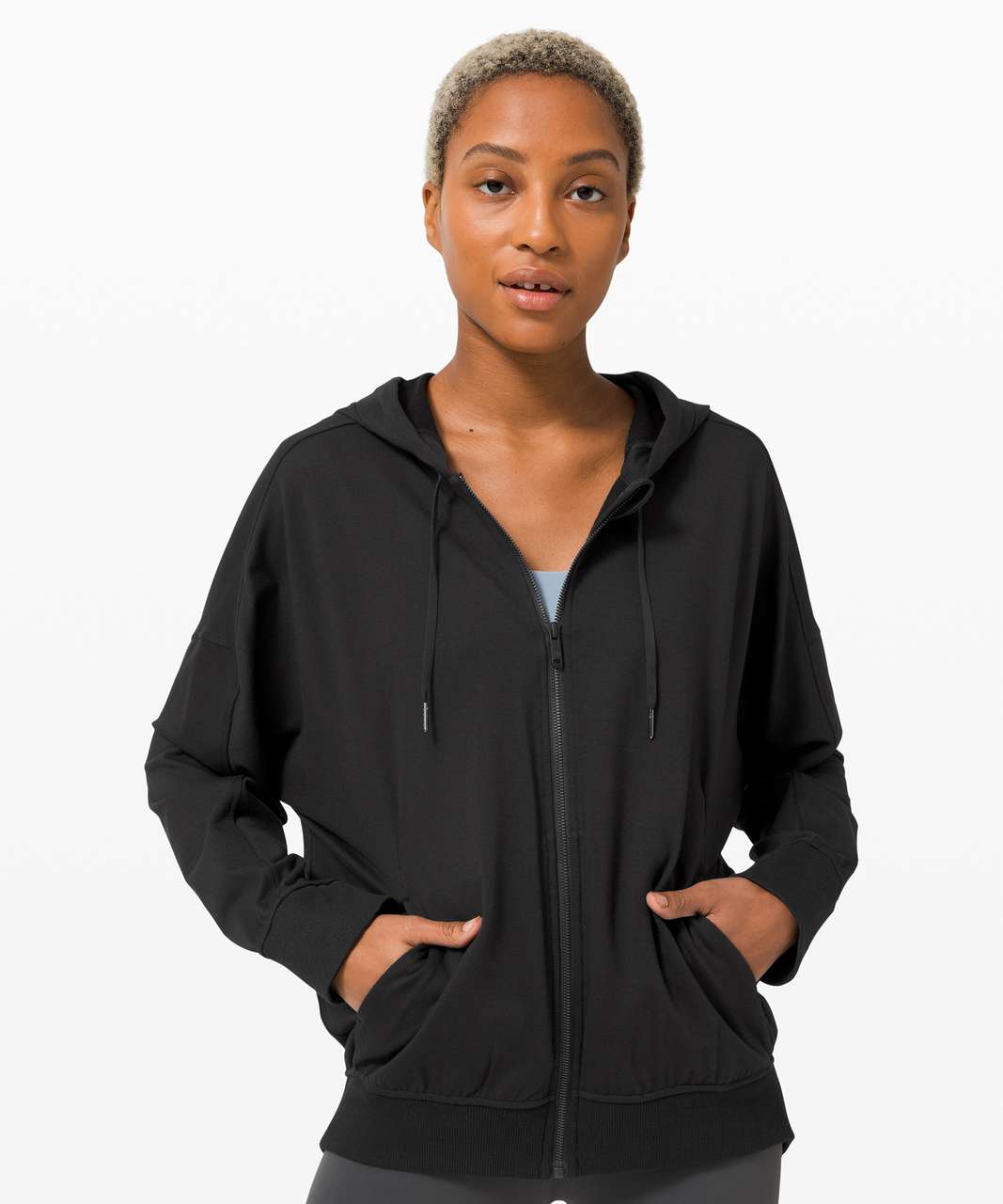 Lululemon Relaxed-Fit Training Hoodie - Black - lulu fanatics