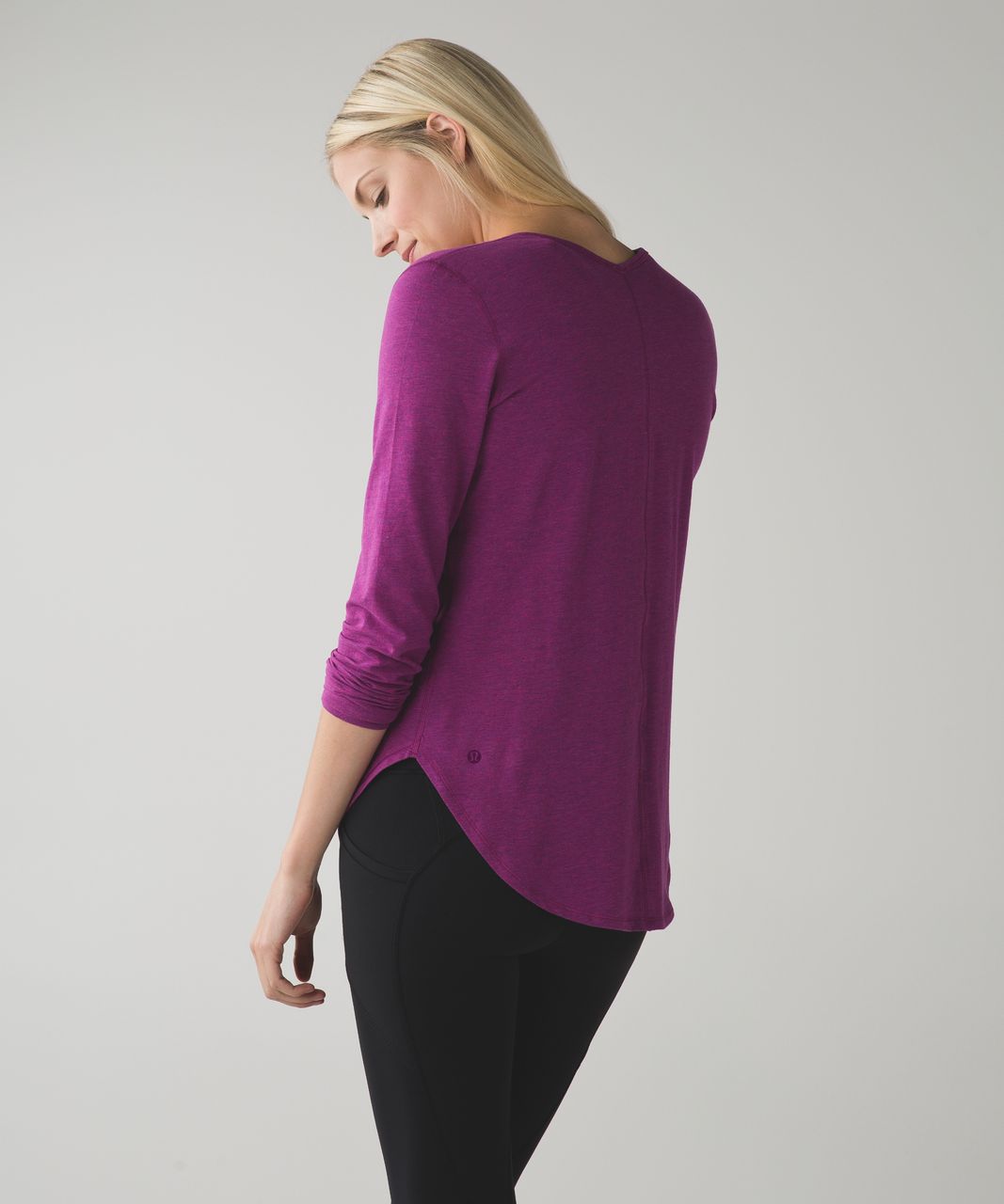 Lululemon Yogini 5 Year Long Sleeve Tee - Heathered Regal Plum