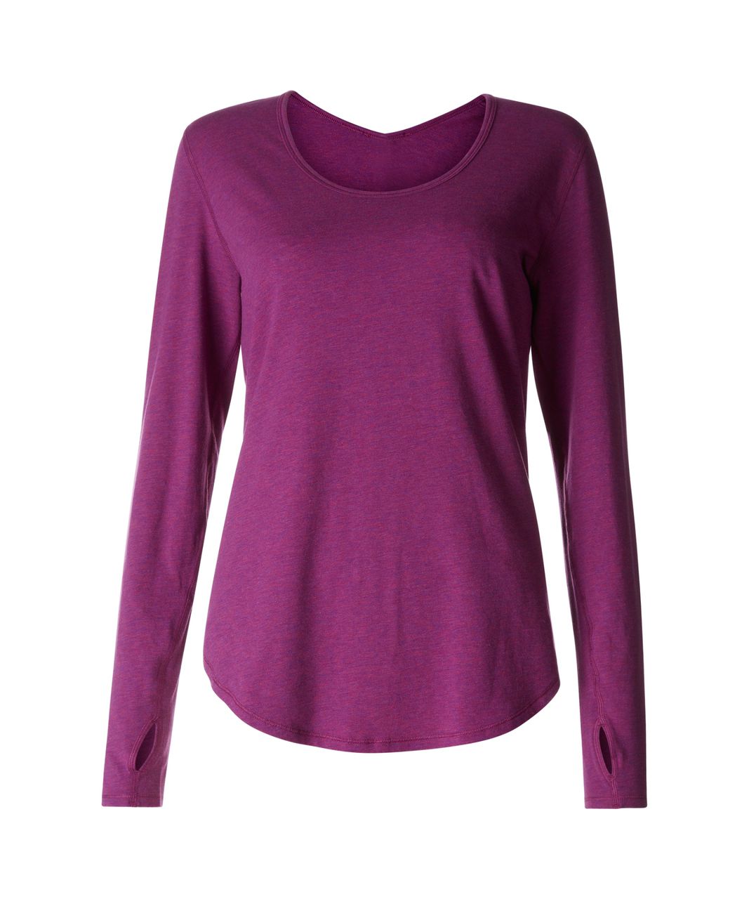 Lululemon Yogini 5 Year Long Sleeve Tee - Heathered Regal Plum