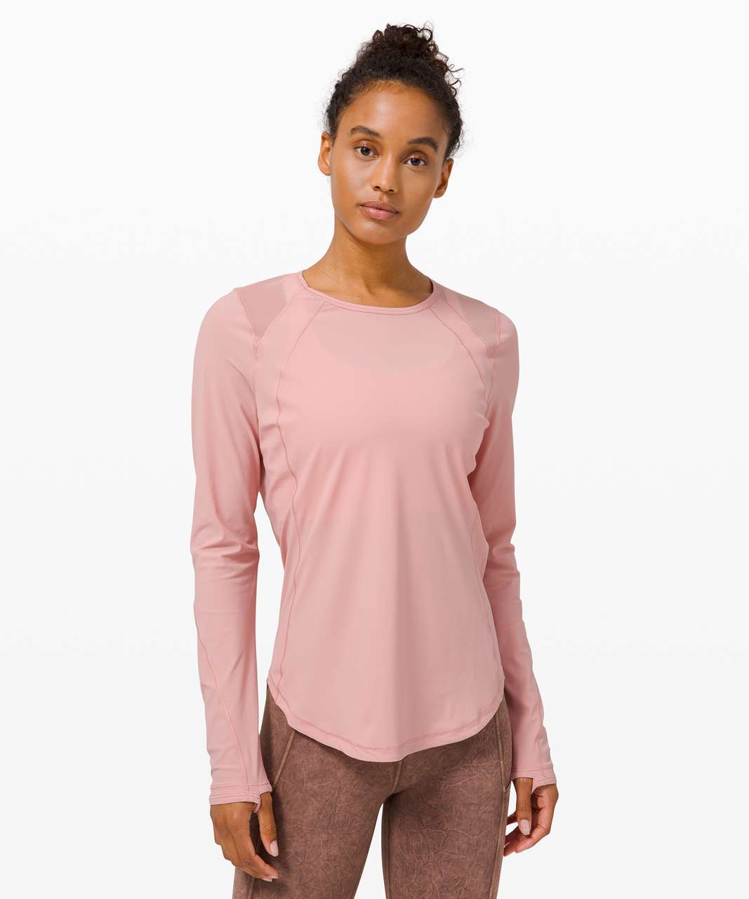 Lululemon Sculpt Long Sleeve - Pink Pastel