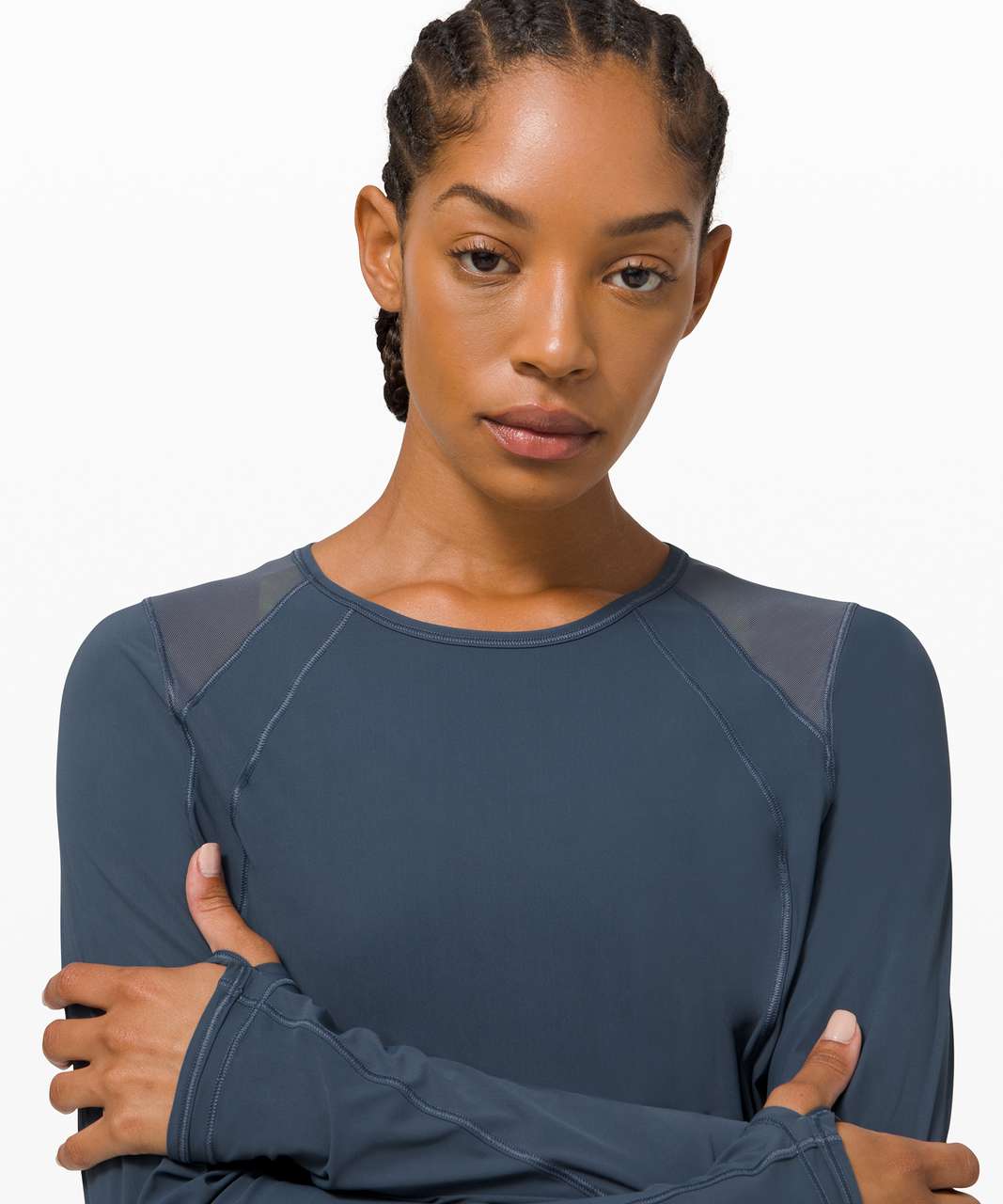 Lululemon Sculpt Long Sleeve - Iron Blue